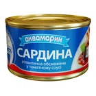 Сардина Аквамарин обжареная в томатном соусе 230 г