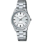 Жіночий годинник Casio LTP-V005D-7A сріблястий мінеральне скло (LTP-V005D-7A)