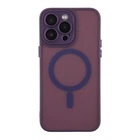 Чохол TPU+PC Magnetic Matte Camera Lens with Magsafe для iPhone 14 Pro Dark Purple