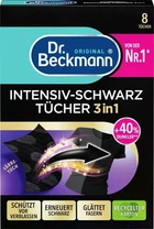 Салфетки Dr. Beckmann 3 в 1 для обновления чёрного цвета, 8 шт.