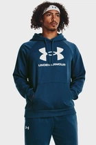 Чоловіче темно-синє худі UA Rival Fleece Logo HD Under Armour S 1379758-426