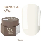 Гель для нарощування нігтів Valeri Builder Gel Milk 4 15 мл