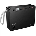 Power Bank Hoco J166 Carretera 3USB/2Type-C 22.5W/3A PD/QC 50000mAh УМБ швидка портативна батарея LED-фонарик Чорний
