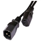 Силовой кабель-удлинитель PC-monitor 0,75мм IEC C13-C14, длина 1,8 м.