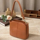 Женская сумка на три отделения из натуральной кожи Vintage bg229fash75 Рыжий