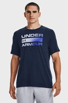 Чоловіча темно-синя футболка UA TEAM ISSUE WORDMARK SS Under Armour S 1329582-408