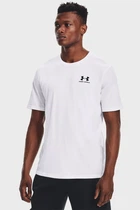 Чоловіча біла футболка SPORTSTYLE LEFT CHEST SS Under Armour L 1326799-100