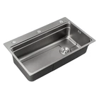Мойка Mixxus нержавеющая сталь 680х460 мм графит Micro Decor (691622)