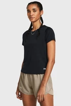 Жіноча чорна футболка UA LAUNCH SHORTSLEEVE Under Armour XS 1382434-001