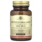 Сублінгвальний метилкобаламін (вітамін В12) Solgar (Methylcobalamin) 1000 мкг 60 капсул (SOL-01951)