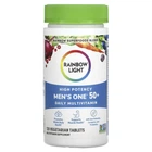 Мультивітаміни для чоловіків 50+, Men's One 50+, Rainbow Light, щоденні, висока потенція, 120 вегетаріанських пігулок (RLT-20405)