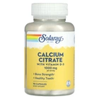 Цитрат кальцію з вітаміном D3 Solaray (Calcium Citrate) 1000 мг 90 капсул (SOR-04583)