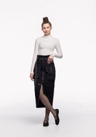 Жіноча тенісна спідниця ALO Yoga Match Point Tennis Skirt Black