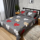 Комплект постельного белья Moon&Star Бязь Gold Люкс Soft Love двоспальний 175х210 наволочки 2х40х60 (MS-820011870)