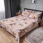 Комплект постельного белья Moon&Star Бязь Gold Люкс French Mood King Size 220x240 наволочки 4х50х70 (MS-820010853)