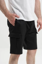 Чоловічі карго шорти чорні Cargo Shorts Black 7XL