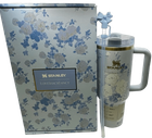 Термос термокружка Stanley Quencher H2.0 Tumbler из нержавеющей стали 1,18 л Everblooming Rosettes KT6007855
