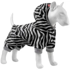 Комбинезон для собак WAUDOG Clothes, рисунок «Зебра», софтшел, XS30 (303-0055)