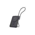 Батарея универсальная Choetech Magnetic Wireless 10000mAh 20W, PD, Qi-15W, USB-C In/Out, build-in cabel, Black (B735-CCBK) Choetech B735-CCBK 1045360