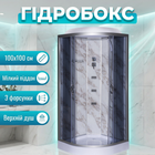 Душевой бокс TKF 100x100х215 см квадратный гидробокс для ванны дома дочи отеля душевая кабина стекло 5 мм