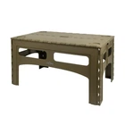 Стол туристический пластиковый Tribe Camp Table Low (T-EF-0003-olive)