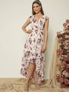 Платье SHEIN L Бежевый sz2305101086058600
