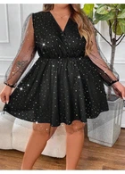 Сукня SHEIN 4XL Чорний sz2312121963292826
