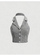 Топ SHEIN L Серый sz2311218559139315