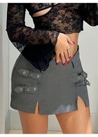 Юбка SHEIN L Серый sz2307270520636069