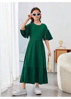 Платье SHEIN 140 Зеленый sk2304042056681704