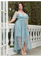 Сукня SHEIN XL Блакитний sz2304144706377305