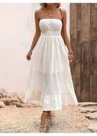 Платье SHEIN S Молочный sz2312214139196447