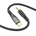 Перехідник Type-C to Male 3.5mm Hoco UPA25 Black