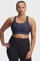 Жіночий темно-сірий топ з візерунком Crossback Mid Print Under Armour XS 1361042-044