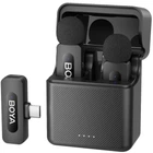 Бездротова мікрофонна радіосистема Boya BY-V30 USB-C з 2 мікрофонами, кейсом та шумозаглушенням для Android та iPhone