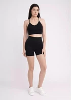 Безшовні шорти з пуш-ап ефектом Giulia Shorts Shape розмір L-XL black (чорний)