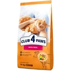 Сухой корм для кошек Club 4 Paws Premium с телятиной
