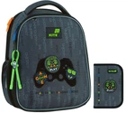 Рюкзак шкільний для початкової школи + пенал Kite Education Good Game K26-555S-5
