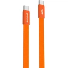 Кабель Proove AirLine Type-C to Type-C (CCAI60002218), 60W, 3A, 1 м, 480 Мбіт/c, плоский ультра тонкий, flat, помаранчевий