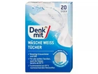 Серветки для відновлення білого кольору Denkmit Wäsche-Weiss-Tücher 20 шт