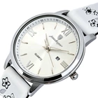 Жіночий наручний годинник Poedagar Passion White Flower кварцовий, 2 ремінці.