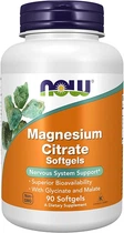 Магній цитрат Now Foods Magnesium Citrate 90 капсул