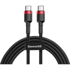 Кабель Baseus Cafule Type-C - Type-C (1м) Black-Red (CATKLF-G91)