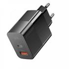Сетевое зарядное устройство для Essager Pinchen 33W USB A + Type-C Black (ECTAC-PCB01-P)