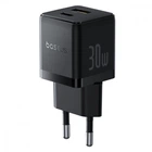МЗП Baseus Palm Fast Charger Type-C+USB 30W (With Cable Type-C to Type-C 60W 1m) black