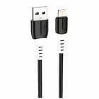 Кабель USB Lightning 1м 2.4А чорний Hoco X82 для заряджання пристроїв Apple