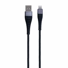 Кабель USB Lightning 0.25м 3А чорний Borofone BX32 Munificent для заряджання та синхронізації