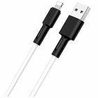 Кабель USB Lightning 1 м 5 А силиконовый белый Borofone BX31