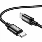 Кабель USB Type-C Hoco X89 Wind 60Вт 1м 3А чорний для заряджання та передачі даних