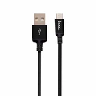 Кабель USB Micro 1м Hoco X14 Times Speed черный металл текстильная оплетка